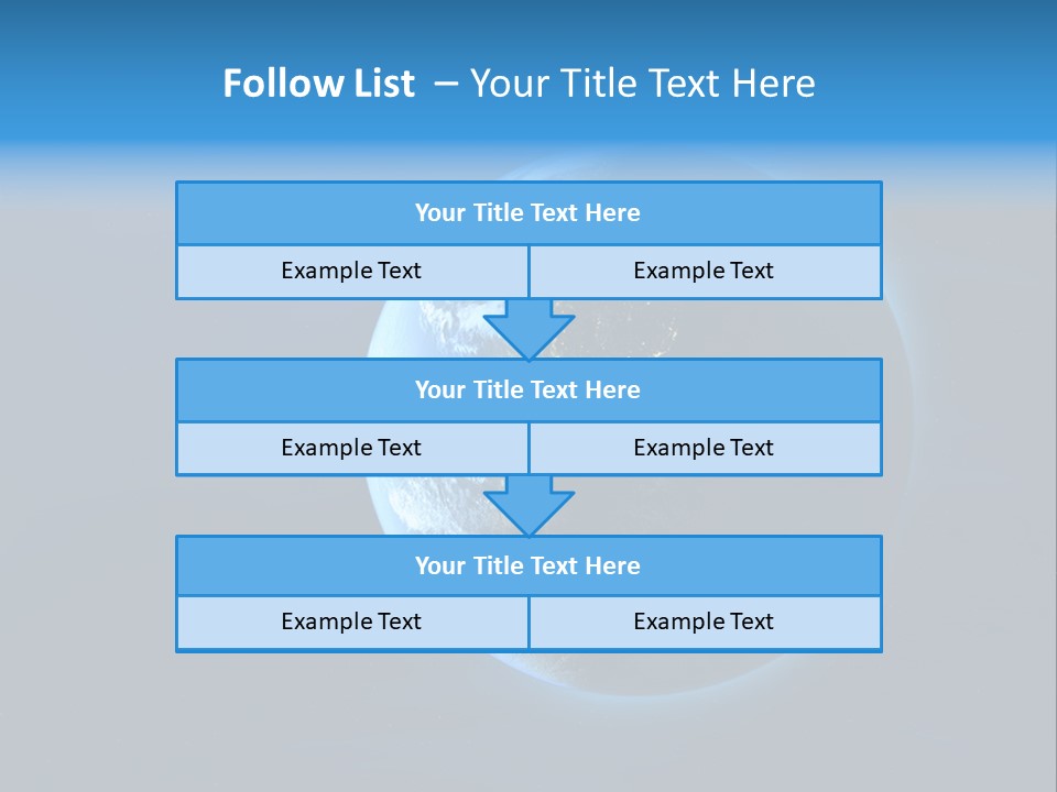 Continents Night Usa PowerPoint Template
