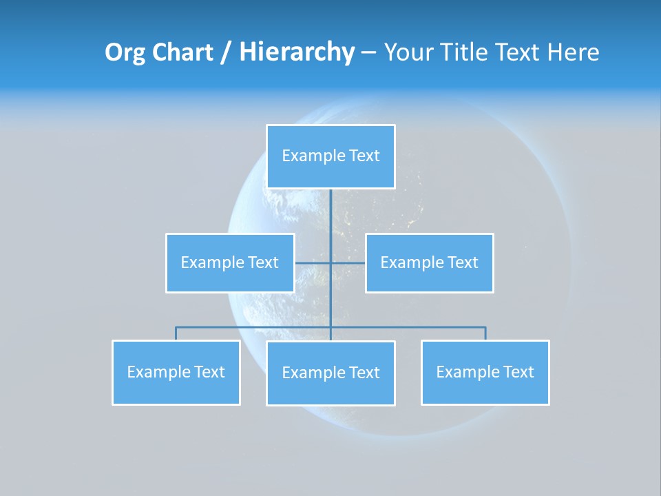 Continents Night Usa PowerPoint Template