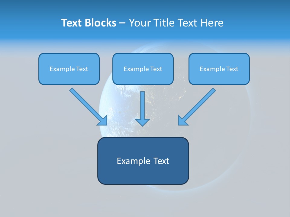 Continents Night Usa PowerPoint Template