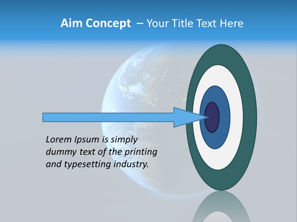 Continents Night Usa PowerPoint Template
