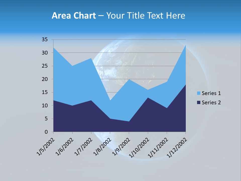 Continents Night Usa PowerPoint Template