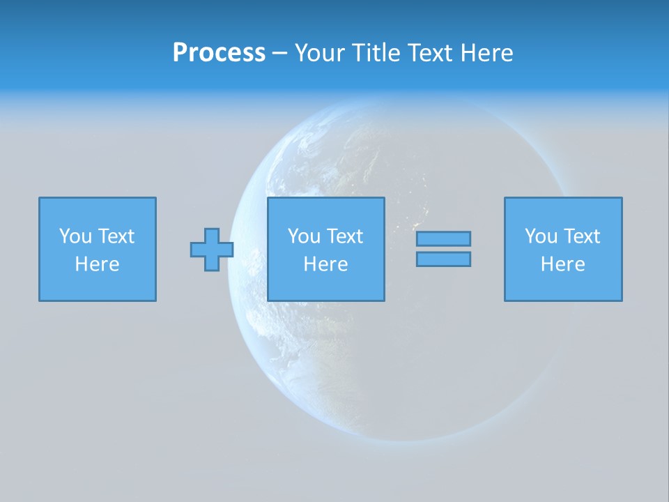 Continents Night Usa PowerPoint Template