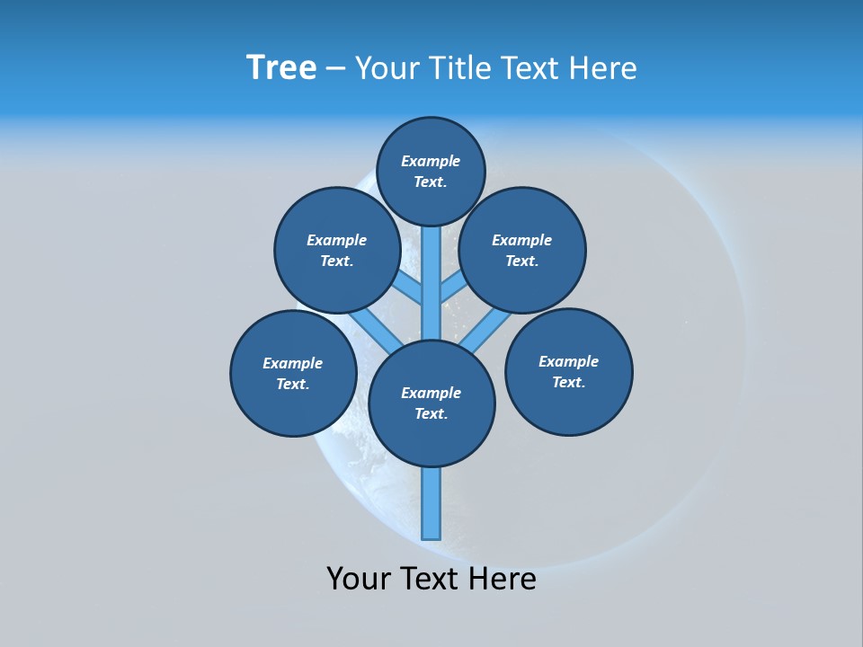 Continents Night Usa PowerPoint Template