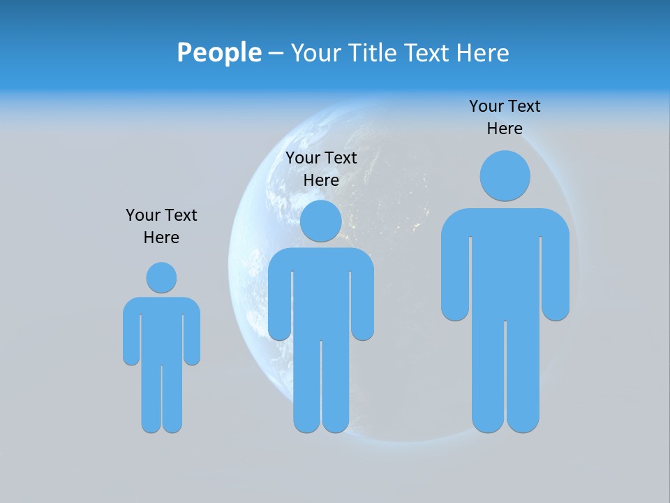 Continents Night Usa PowerPoint Template