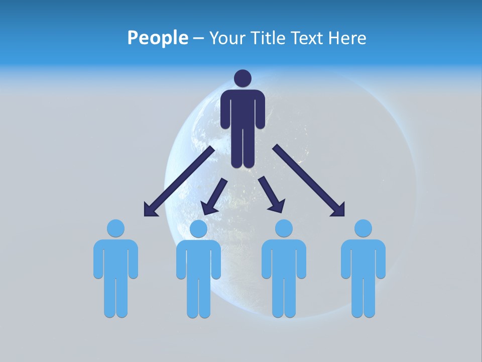 Continents Night Usa PowerPoint Template