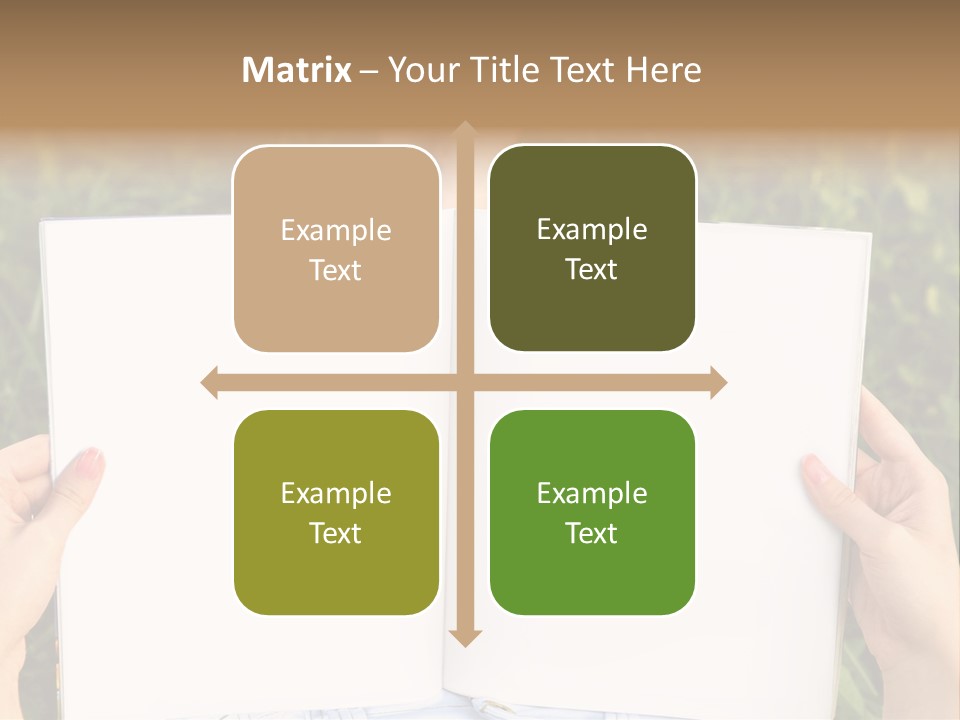 White Pages Study PowerPoint Template