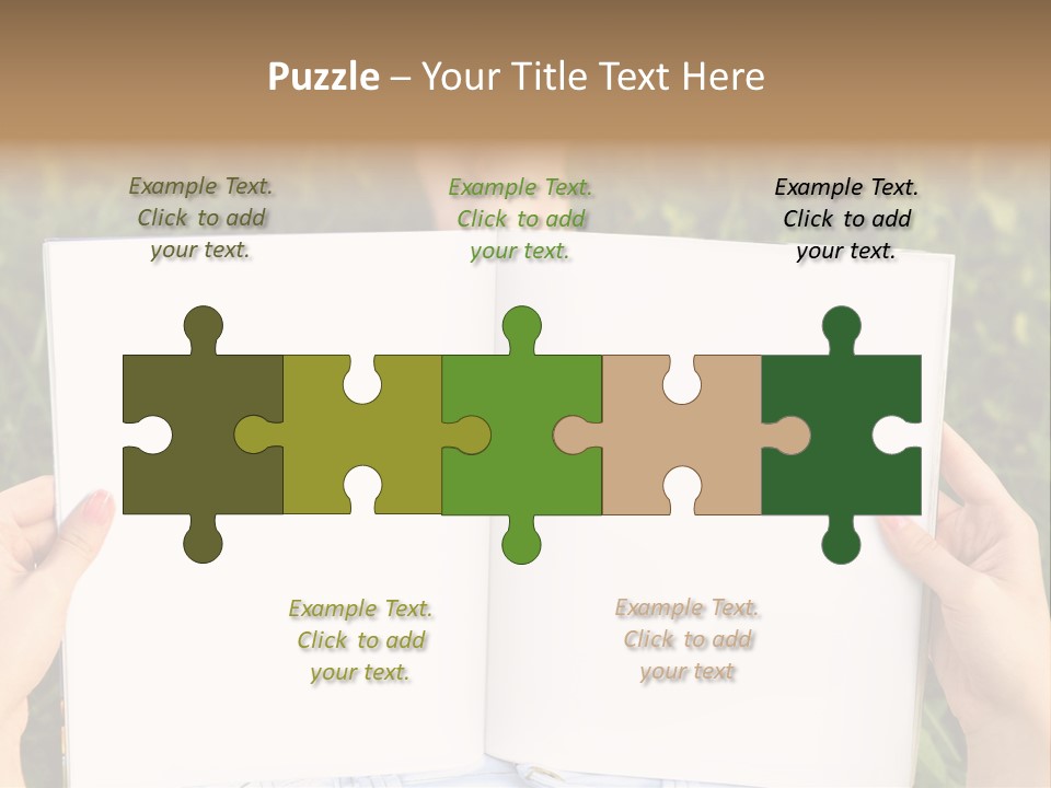 White Pages Study PowerPoint Template