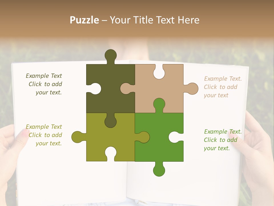 White Pages Study PowerPoint Template