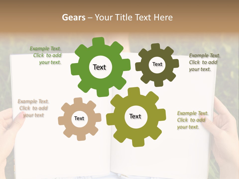 White Pages Study PowerPoint Template