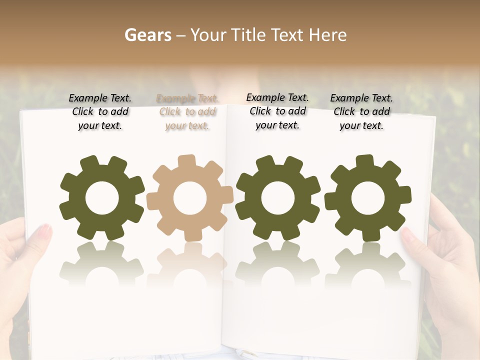 White Pages Study PowerPoint Template