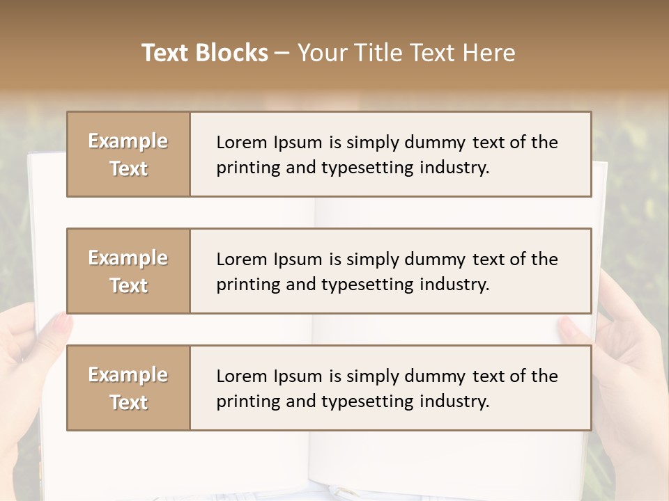 White Pages Study PowerPoint Template