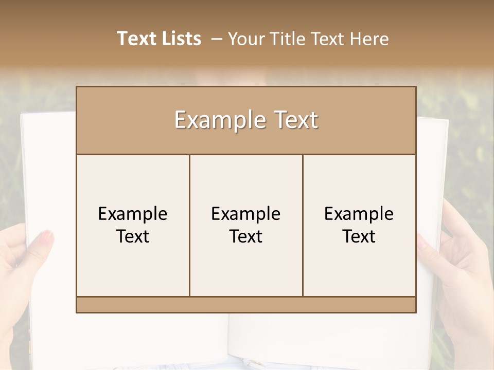 White Pages Study PowerPoint Template