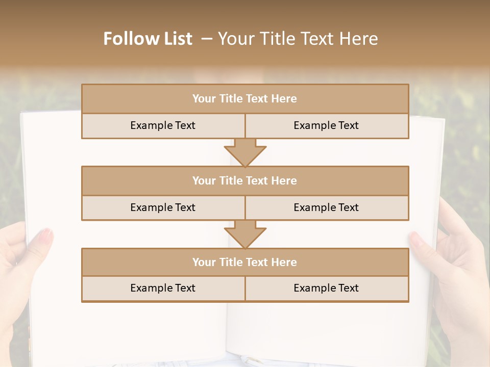 White Pages Study PowerPoint Template