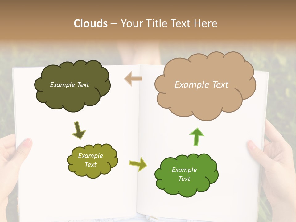 White Pages Study PowerPoint Template