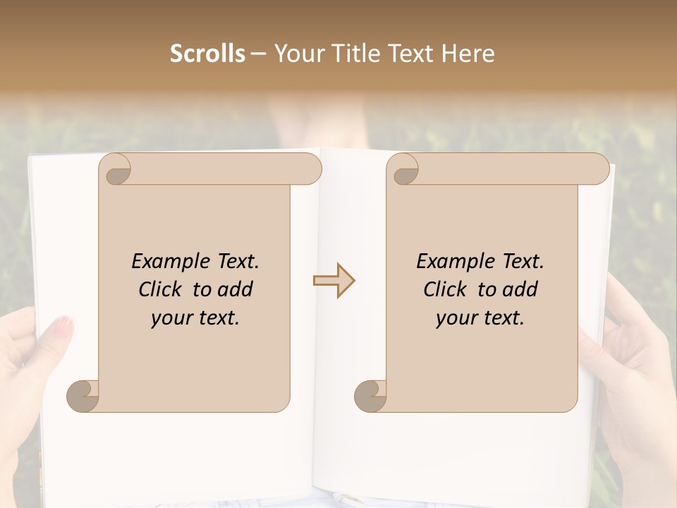 White Pages Study PowerPoint Template