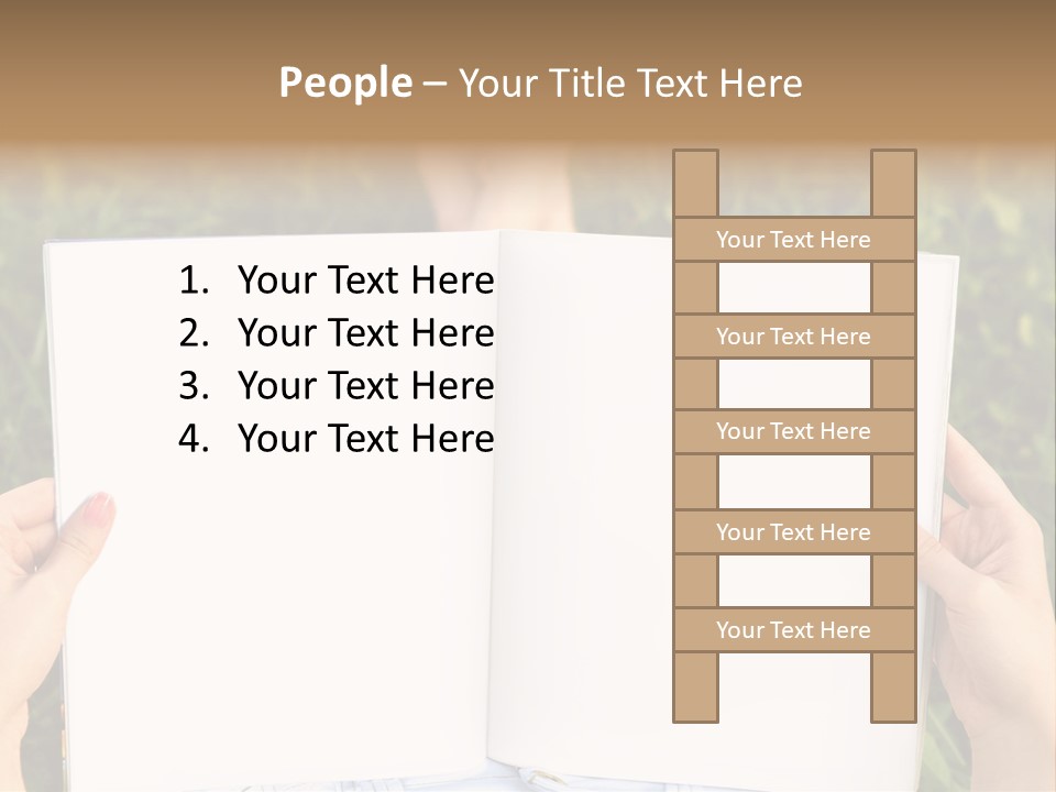 White Pages Study PowerPoint Template