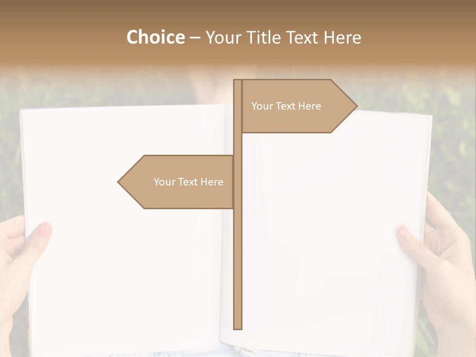 White Pages Study PowerPoint Template