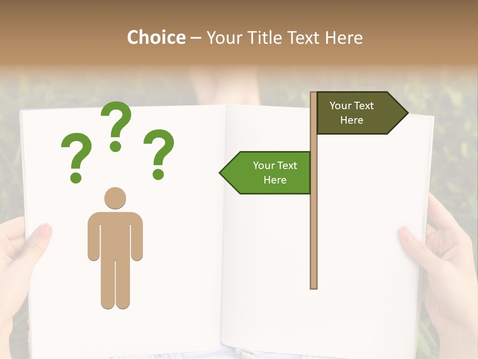 White Pages Study PowerPoint Template