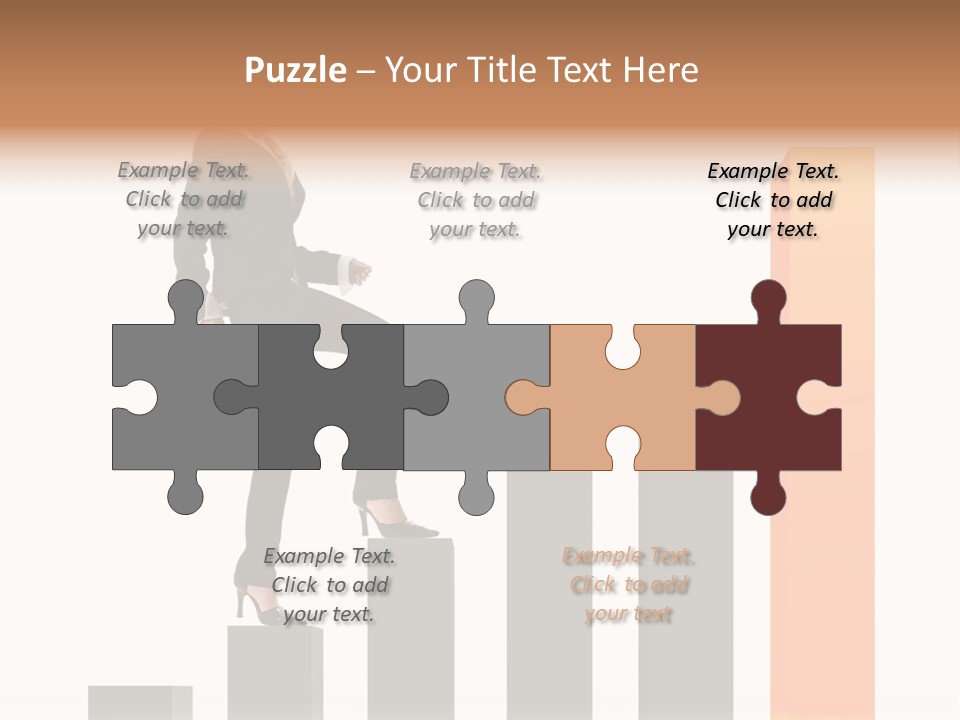 Stair Smart Note PowerPoint Template