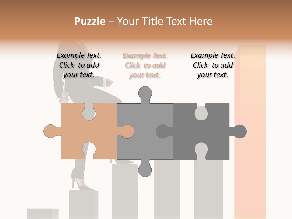 Stair Smart Note PowerPoint Template