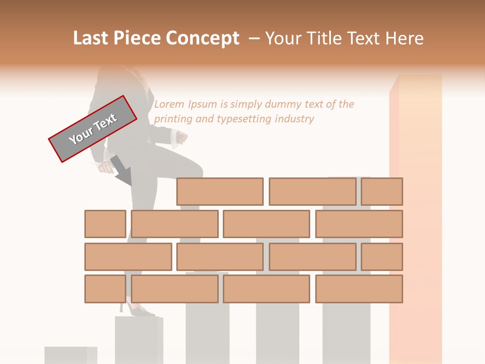 Stair Smart Note PowerPoint Template