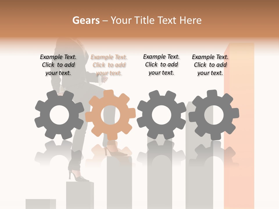 Stair Smart Note PowerPoint Template