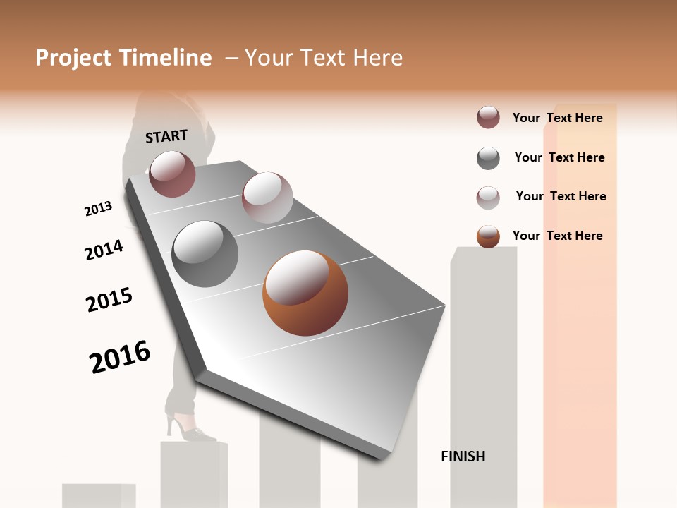 Stair Smart Note PowerPoint Template