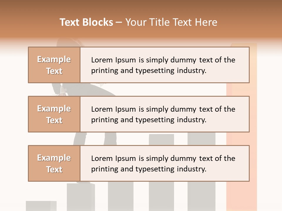 Stair Smart Note PowerPoint Template