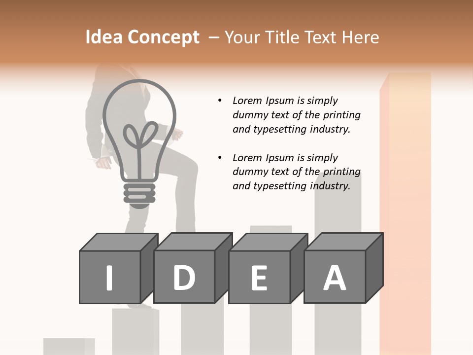 Stair Smart Note PowerPoint Template