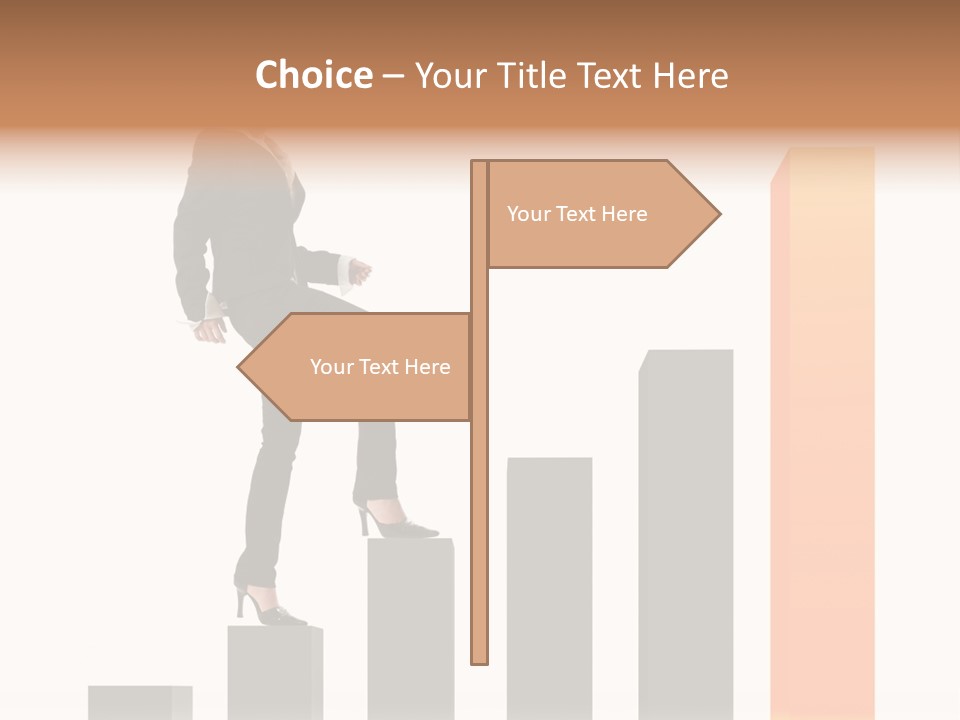 Stair Smart Note PowerPoint Template