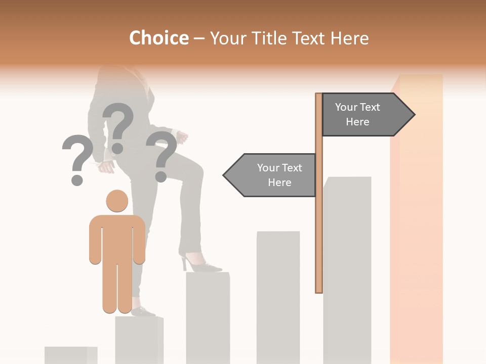 Stair Smart Note PowerPoint Template