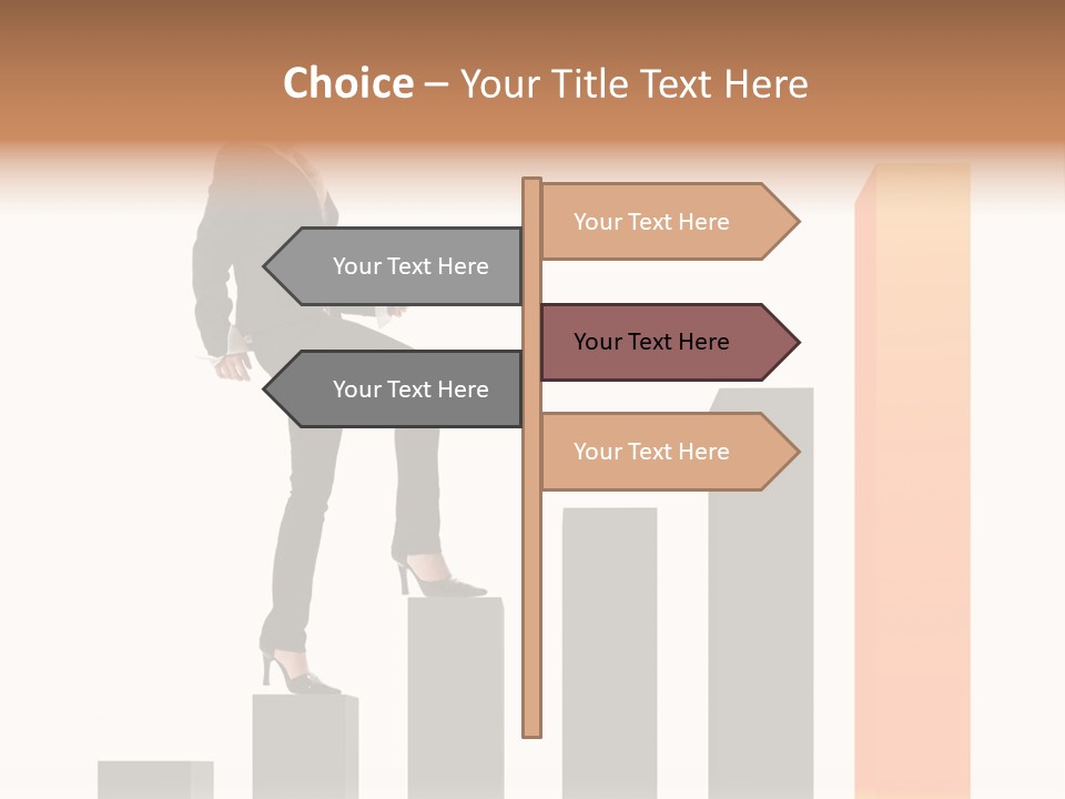 Stair Smart Note PowerPoint Template