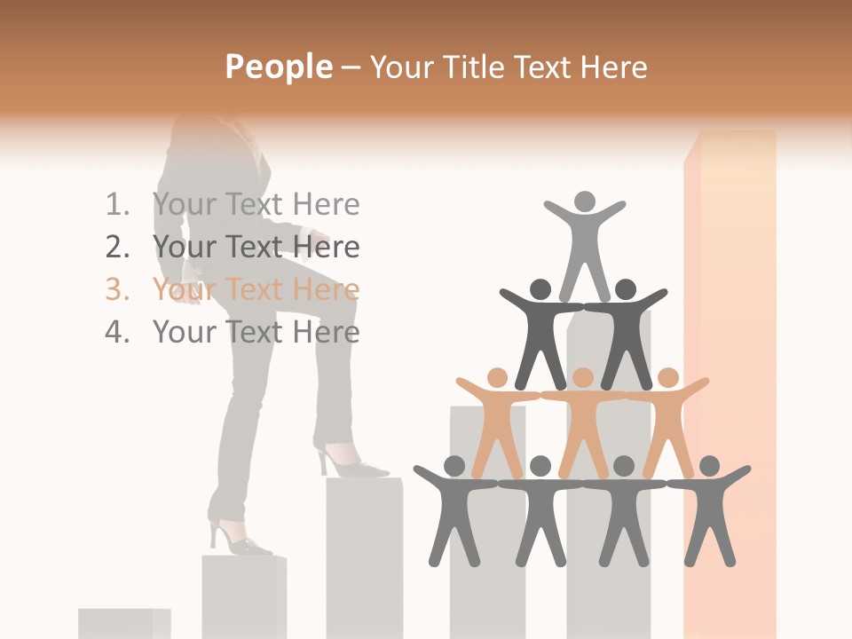 Stair Smart Note PowerPoint Template