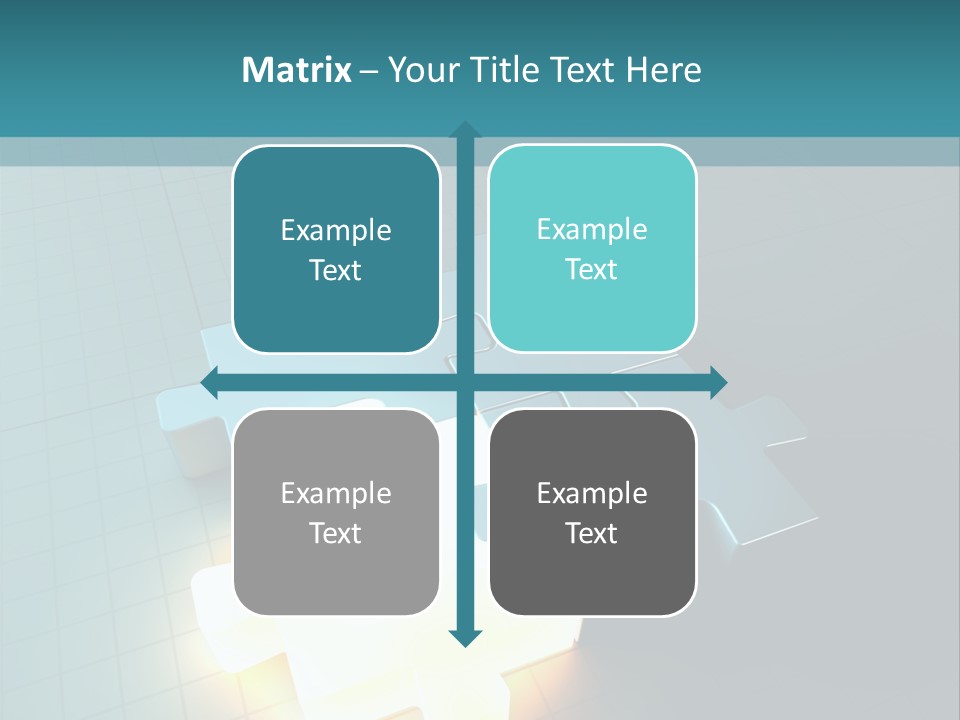 Unity Glow Link PowerPoint Template