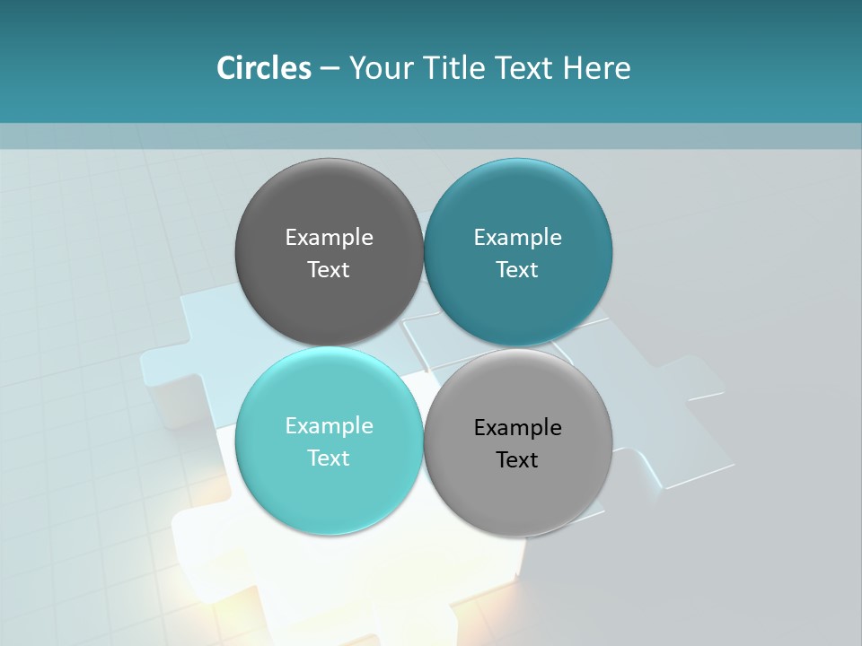 Unity Glow Link PowerPoint Template