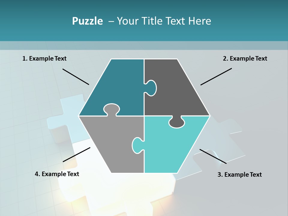 Unity Glow Link PowerPoint Template