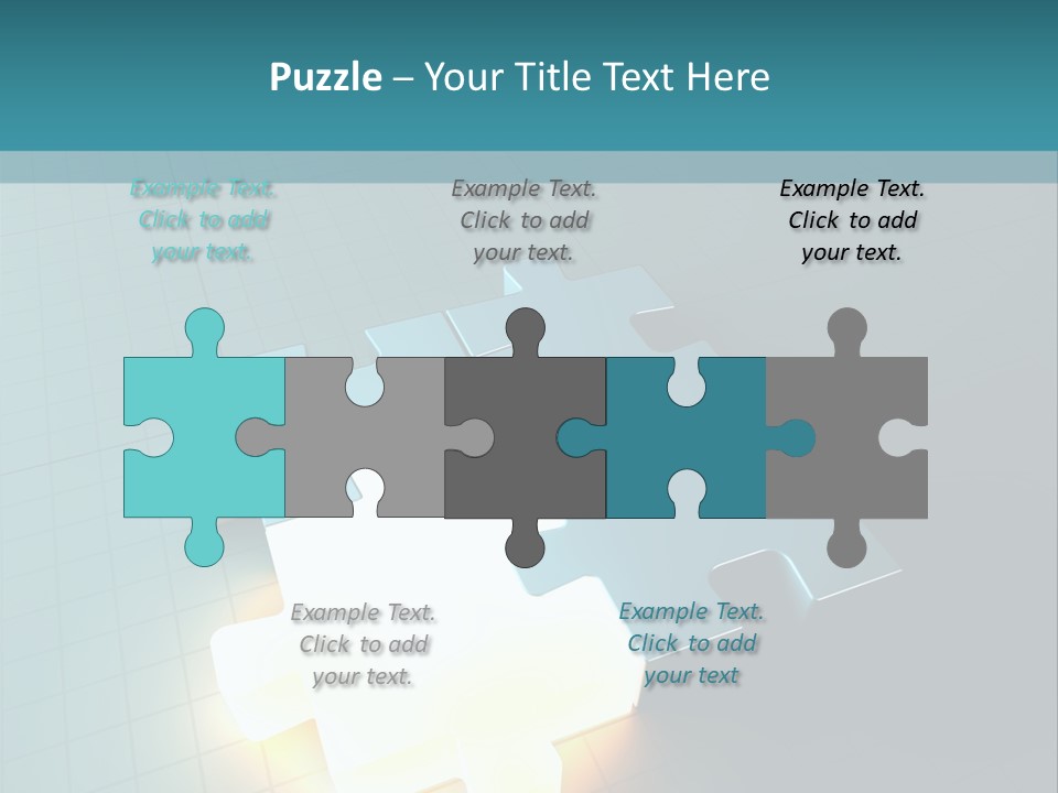 Unity Glow Link PowerPoint Template