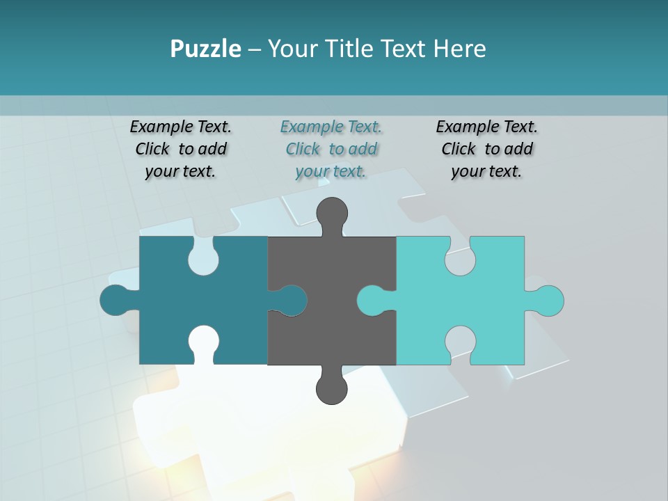 Unity Glow Link PowerPoint Template