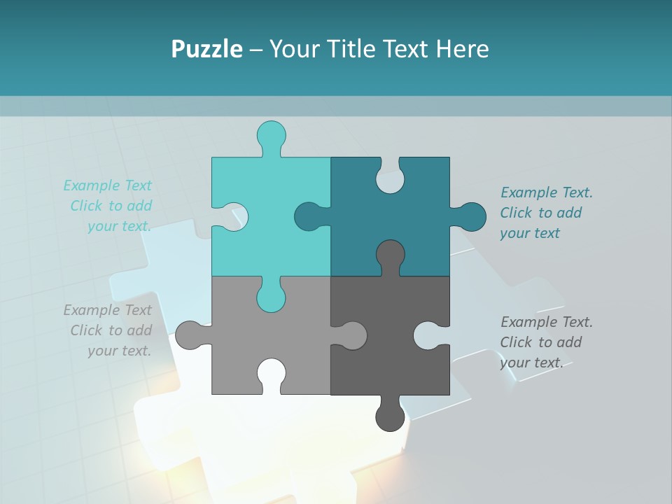 Unity Glow Link PowerPoint Template