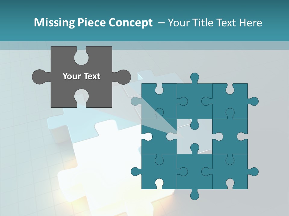 Unity Glow Link PowerPoint Template