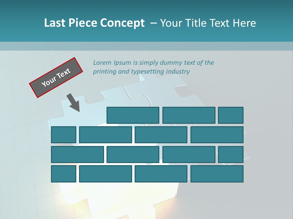Unity Glow Link PowerPoint Template