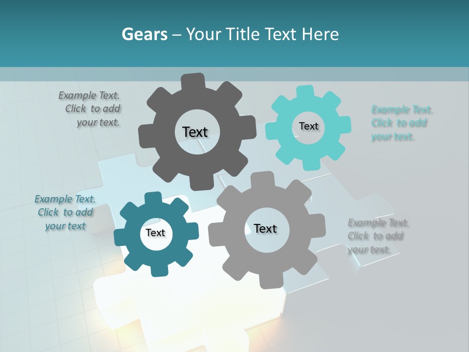 Unity Glow Link PowerPoint Template