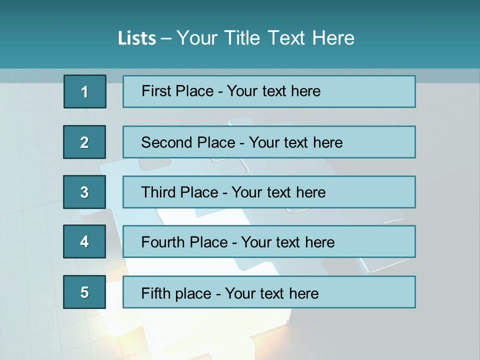 Unity Glow Link PowerPoint Template