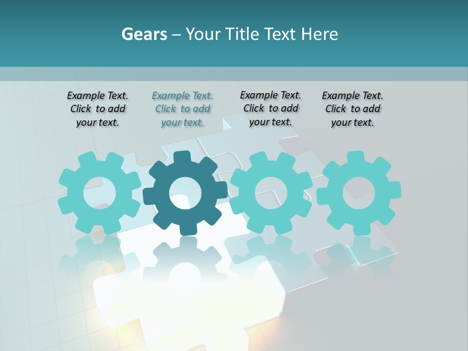 Unity Glow Link PowerPoint Template