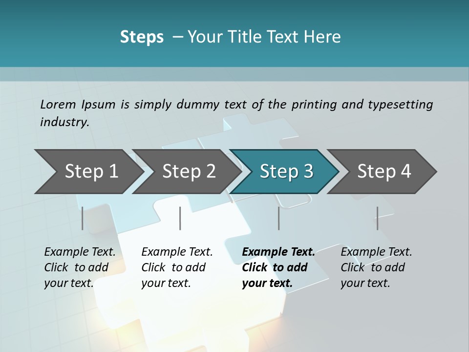 Unity Glow Link PowerPoint Template