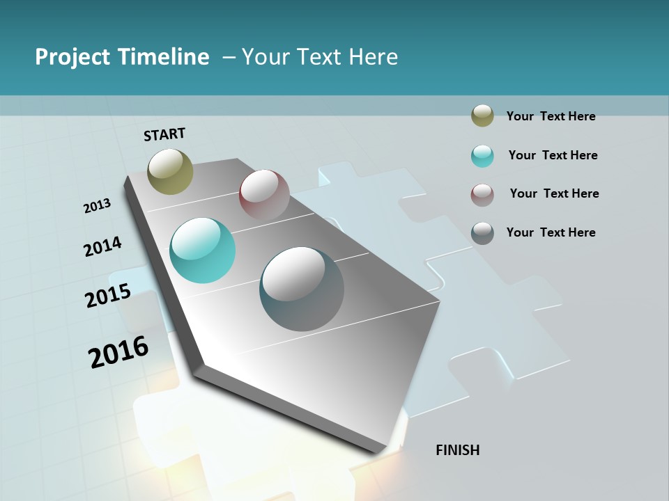 Unity Glow Link PowerPoint Template