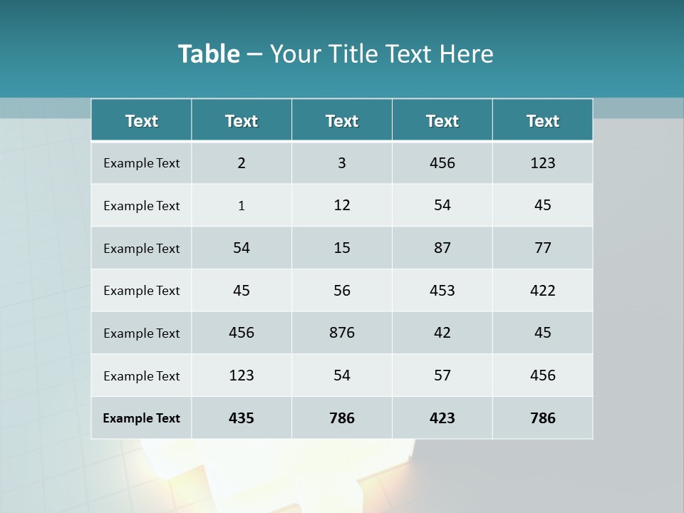 Unity Glow Link PowerPoint Template