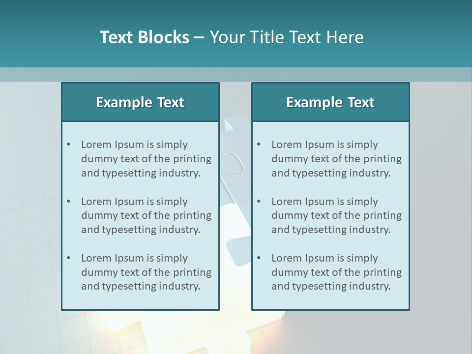 Unity Glow Link PowerPoint Template