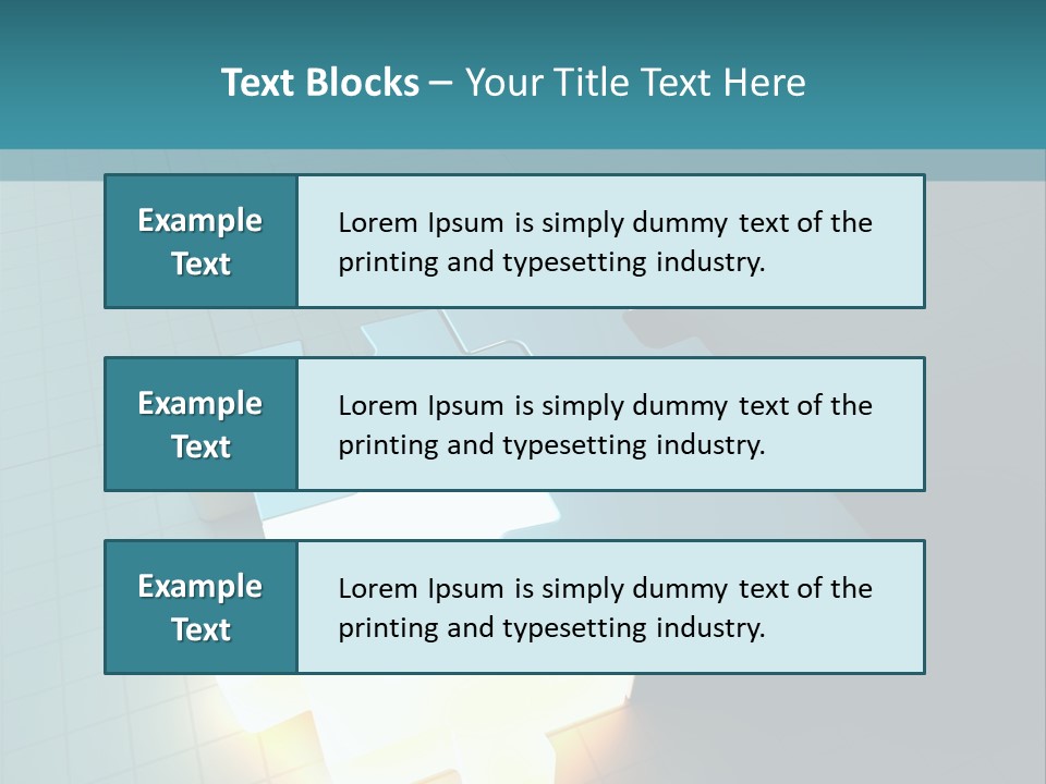 Unity Glow Link PowerPoint Template