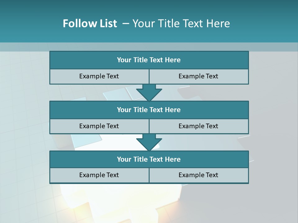 Unity Glow Link PowerPoint Template